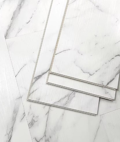 SPC Floorings - White Marble
