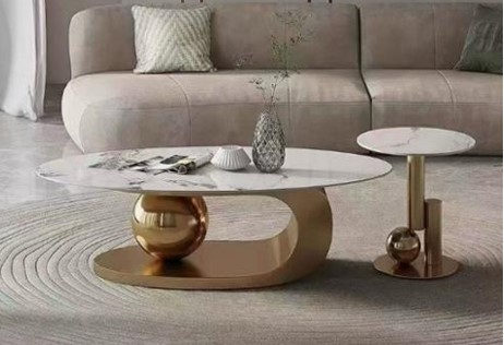 Coffee Table with Side Table